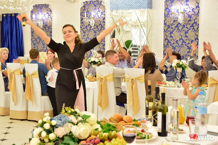 Тамада, dj, живой вокал, гармонь, флешмобы