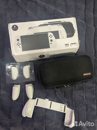 Neogrip skull&co для nintendo switch oled / грип