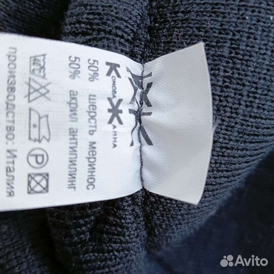 Шляпа и шарф женская черная