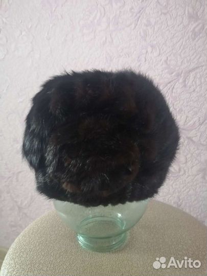 Шапка норковая женская