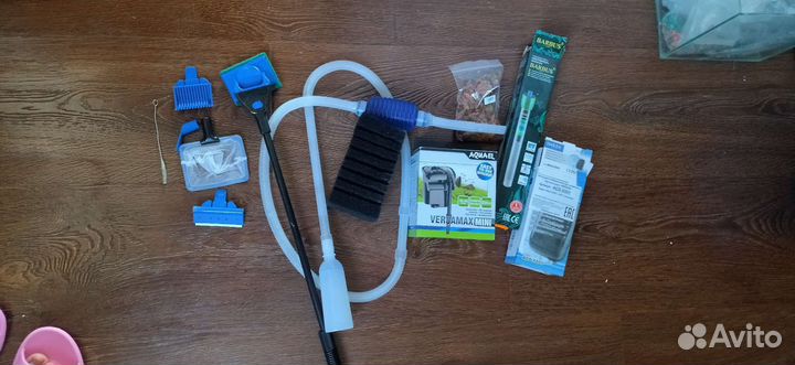 Аквариум 120 л с рыбками и аксессуарами