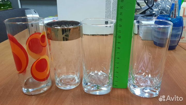 Стакан стеклянный б/у