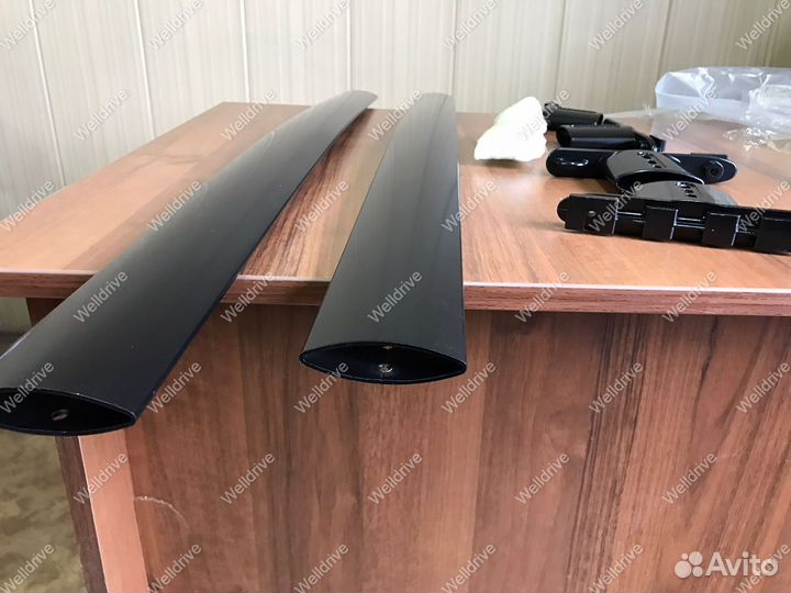 Рейлинги поперечные Toyota RAV4 черные