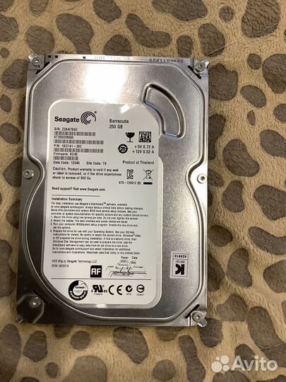 Жесткий диск 250 гб