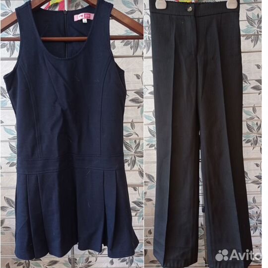 Много детской и школьной одежды