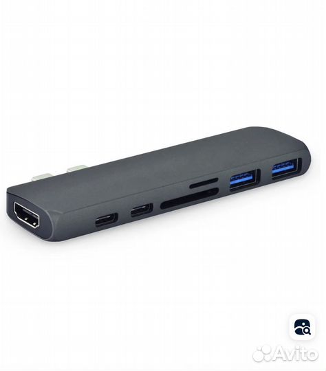 Адаптер-переходник Gurdini HUB 7 ports для Macbook