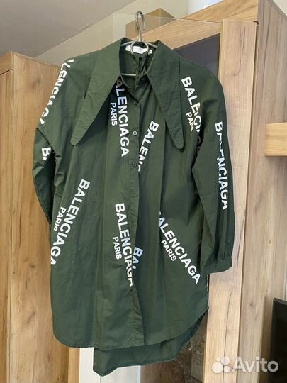 Удлиненная рубашка 40 42