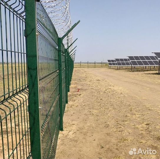 Забор из 3D сетки