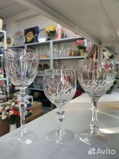 Бокалы,фужеры хрустальные