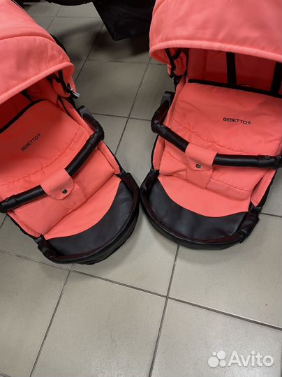 Коляска для двойни bebetto 42