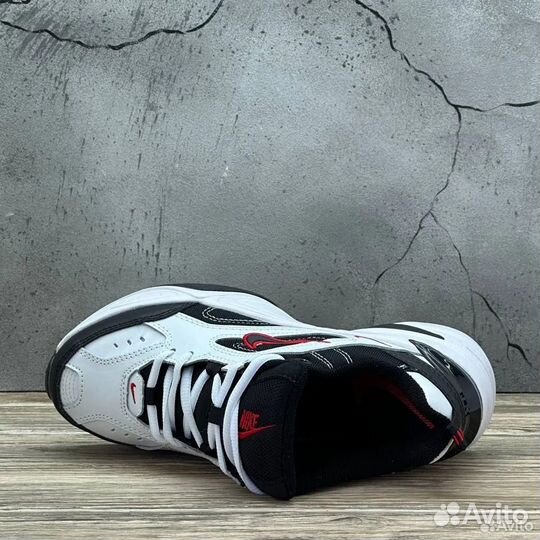 Nike M2K Tekno White/Black/Red