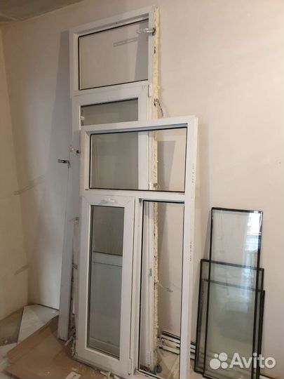 Балконы блок с дверью. Новые