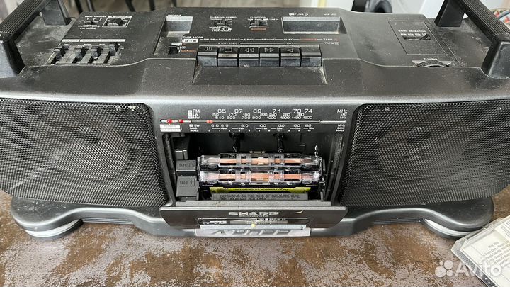 Sharp WQ-T360HT(GY) двухкассетная магнитола