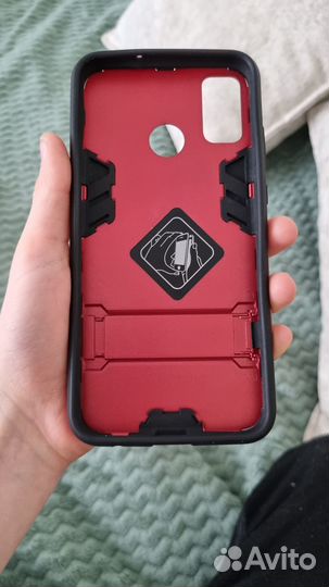 Чехол на honor 9x Лайт красный противоударный