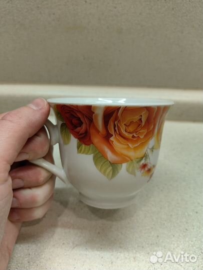 Чашки с блюдцами, штуки