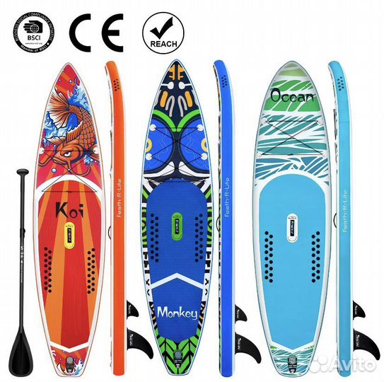 Сап борд, sup board полный комплект