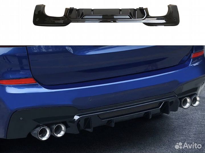 BMW X3 G01 диффузор competition