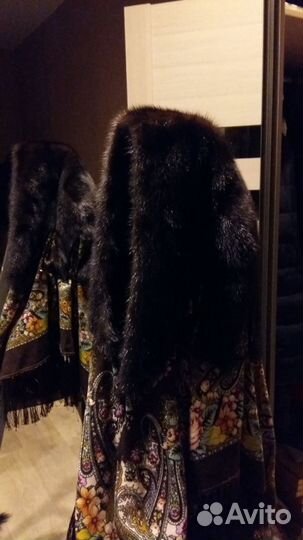 Норковый капюшон.головной убор.шапка.норковая шапк