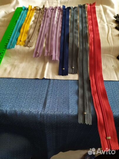 Застёжка-молния, длина 23-27-33-48-54 см, неразьем