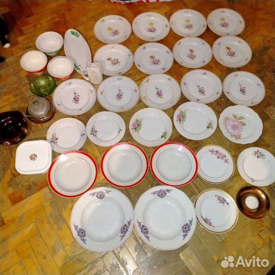 Посуда СССР тарелки