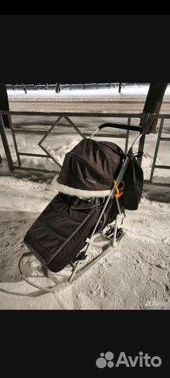 Санки коляска pikate