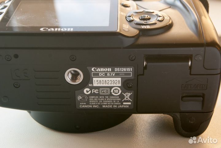 Canon EOS 400D без зу