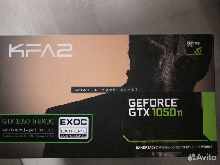 Коробка видеокарт gtx 1050 ti