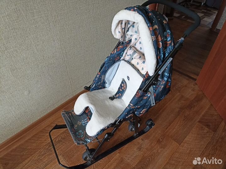 Детские санки коляска
