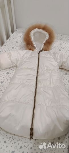 Зимний комбинезон для новорожденных 62