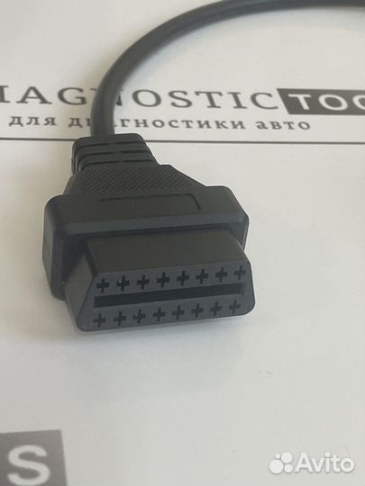 Диагностический переходник газ 12 pin/16 pin OBD2