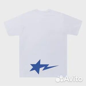 Футболка bape Soccer #1 Tee 'White', белый