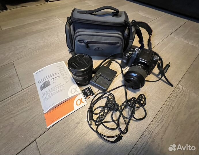 Зеркальный фотоаппарат sony A100