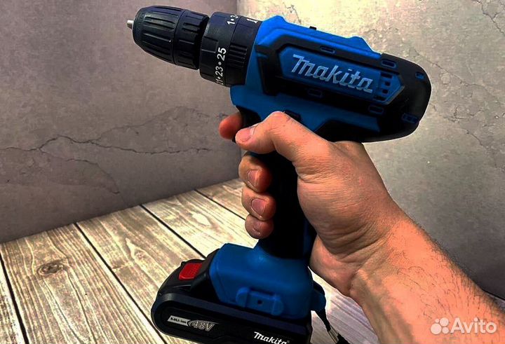 Аккумуляторная дрель шуруповерт makita 18v