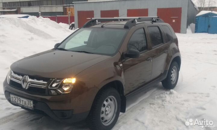 Багажник для Renault Duster широкий рейлинг