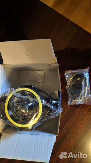 Фара на мотоцикл. Линза. LED