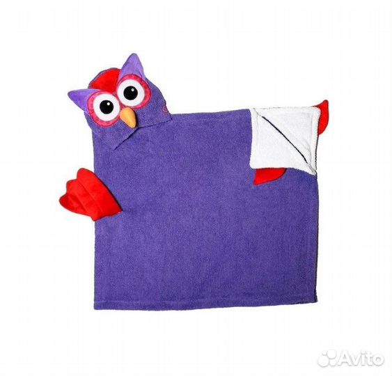 Полотенце с капюшоном д (2+) Zoocchini.Сова Оливия