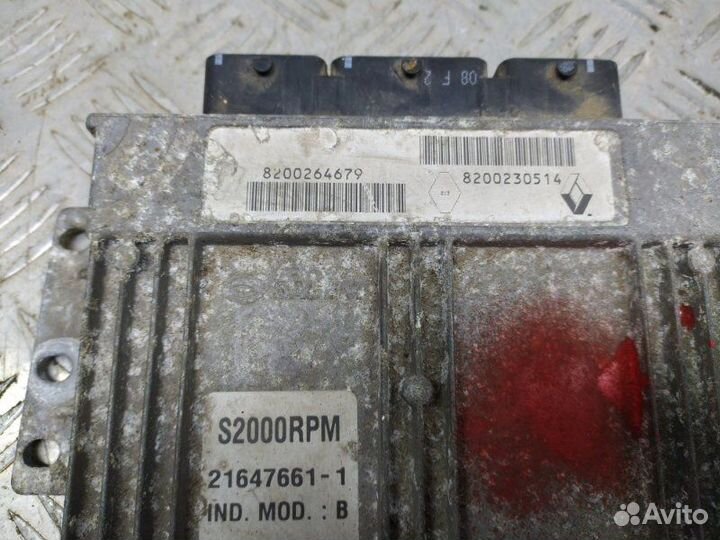 Блок управления двигателем Renault Laguna 2