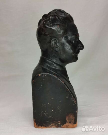 Бюст Серго Орджоникидзе Гжель 1938 год