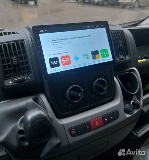 Магнитола на Peugeot Boxer