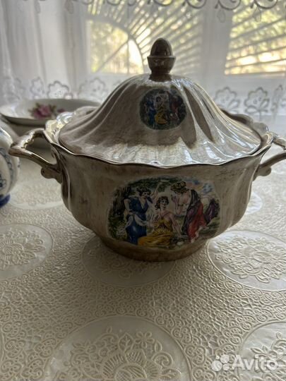 Фарфоровая супница СССР
