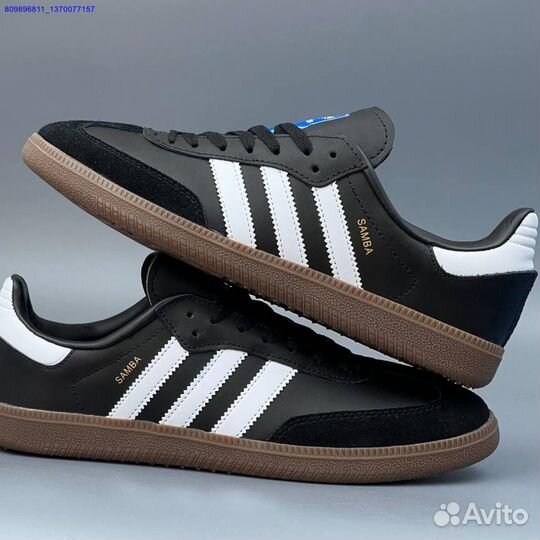 Кроссовки Adidas Samba Black (Арт.90620)