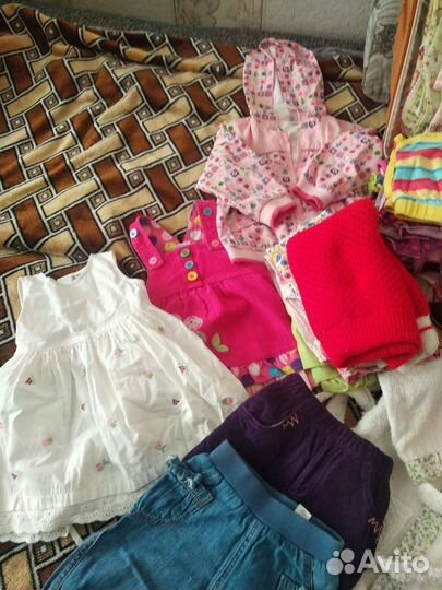 Вещи пакетом на девочку 0-2 года