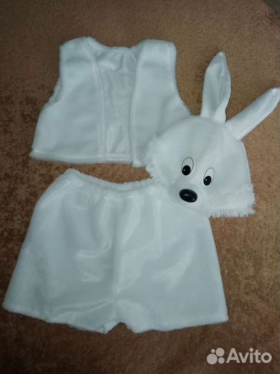 Новогодний костюм зайчика прокат