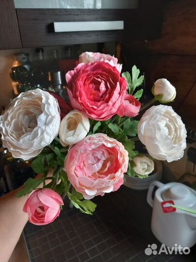 Букет ранункулюсы Икеа 5шт