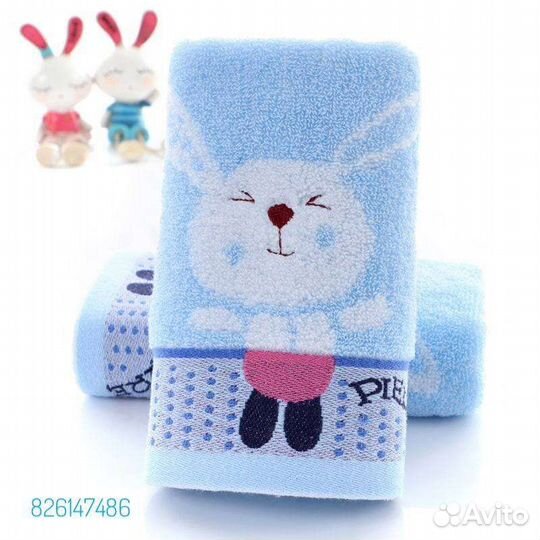 Набор махровых полотенец Кролик
