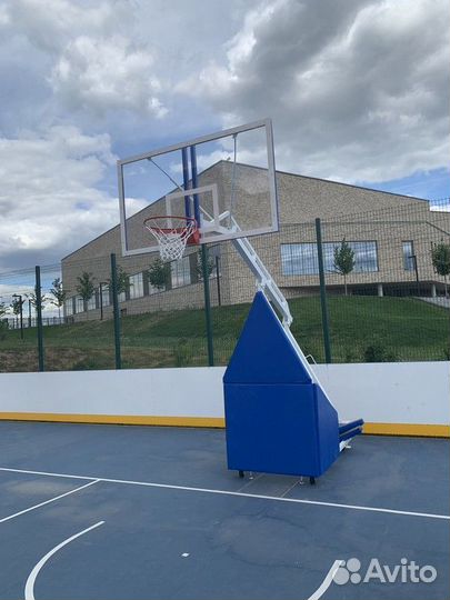 Стойка баскетбольная мобильная складная массовая вынос 160 см Pioner A13458