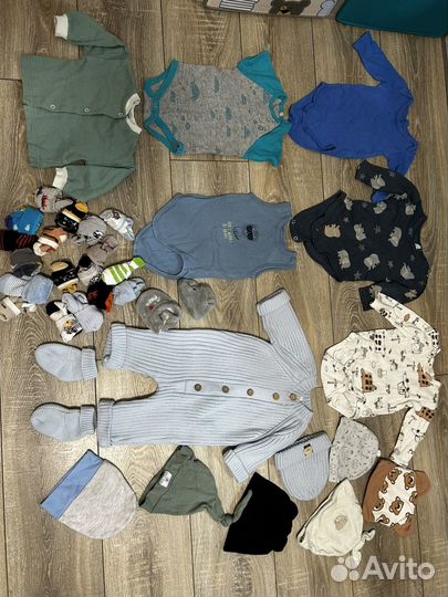 Вещи пакетом на мальчика 62 - 74