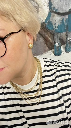 Серьги клипсы винтаж круглые полусферы Napier