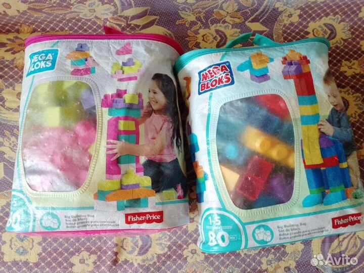 Развивающий конструктор Mega bloks от Fisher price