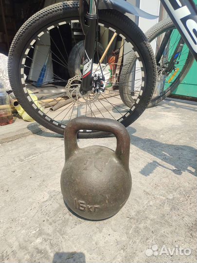 Гиря 16 кг бу